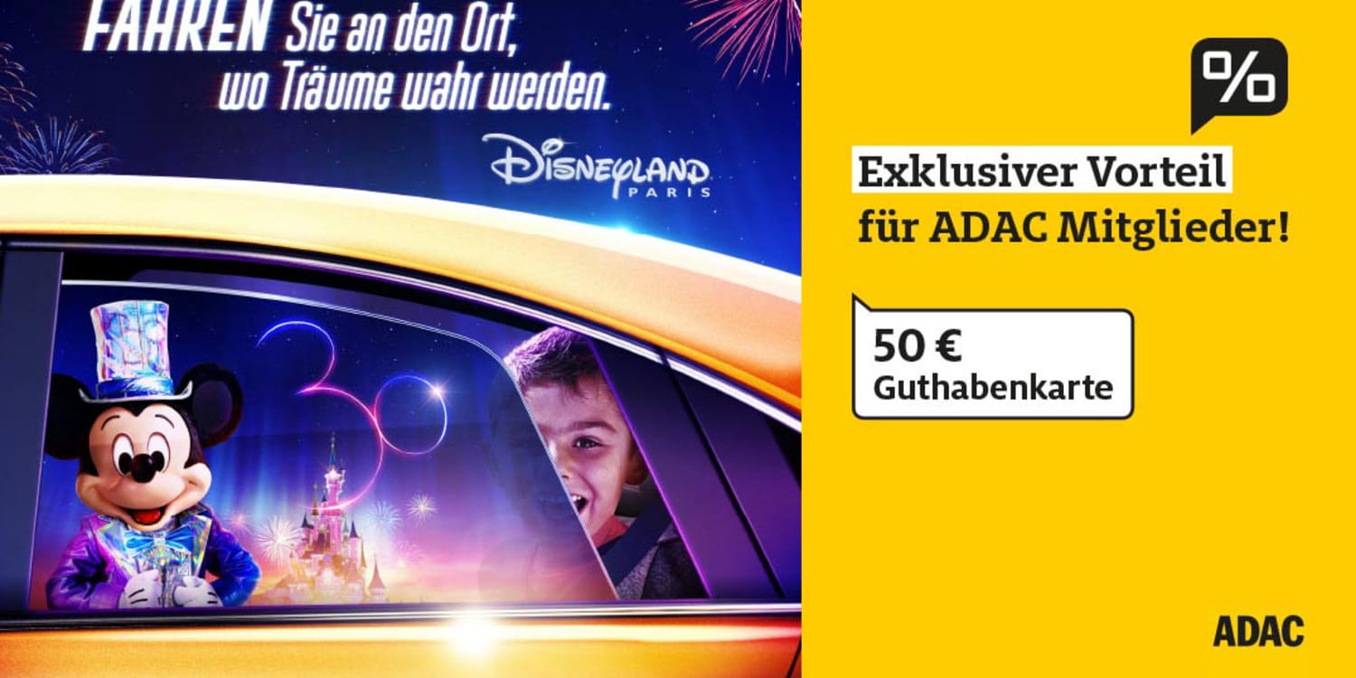 Guthabenkarte für Disneyland® Paris | ADAC